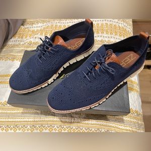 Cole Haan Blue ZeroGrand Shoe 10.5